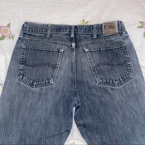 dark washed grey bootcut lee jeans 🔗